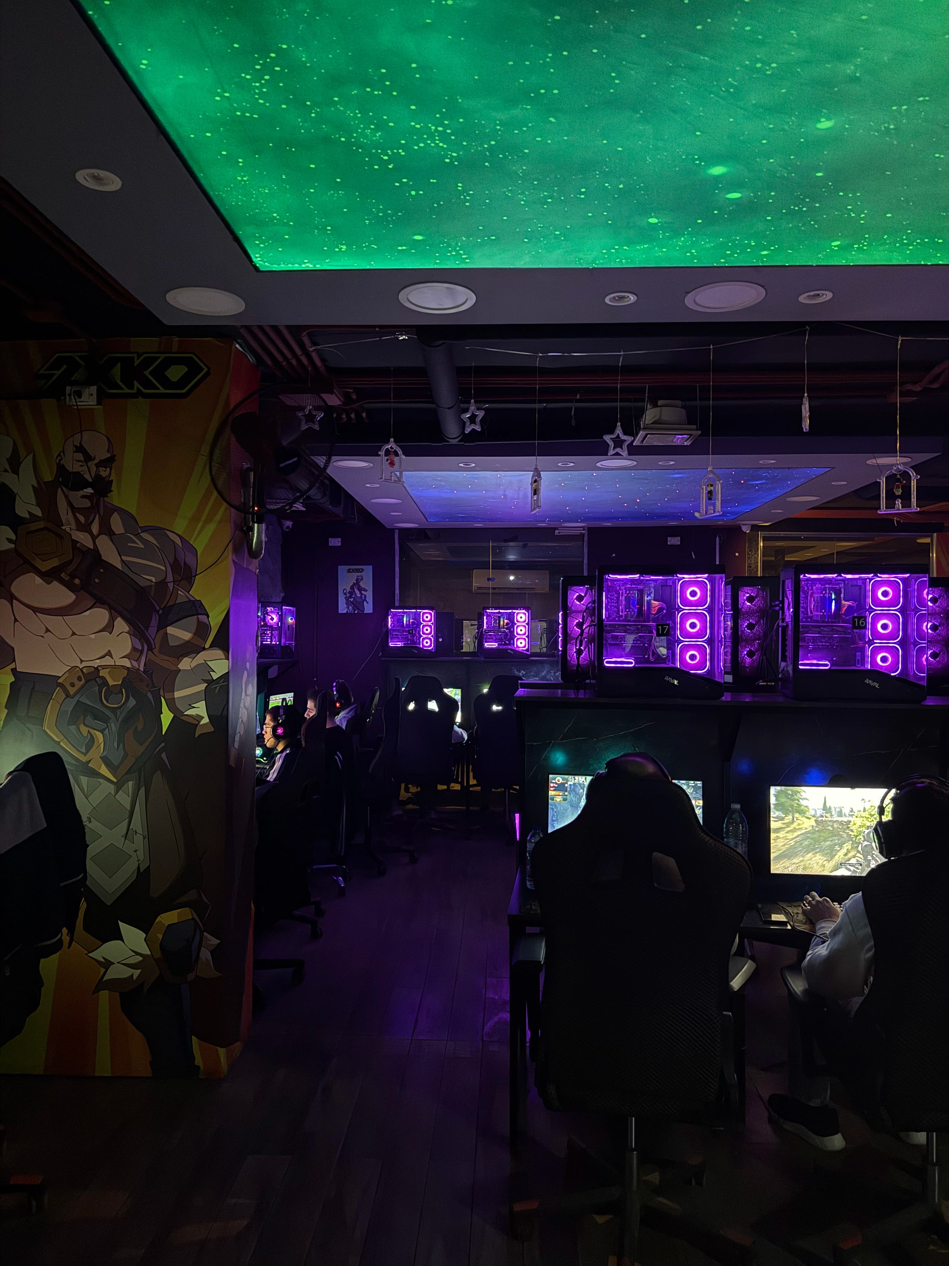 Club interior wide shot