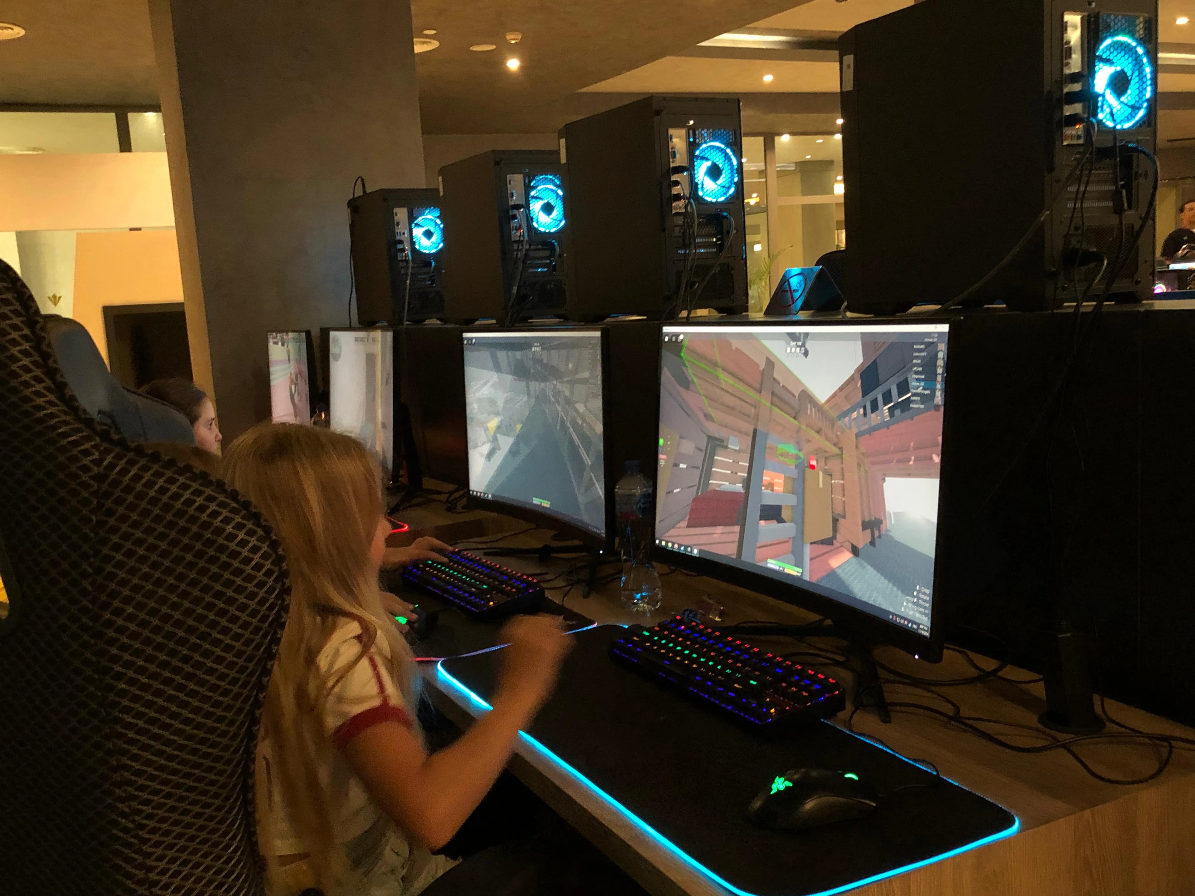 Rixos Radamis gaming lounge overview