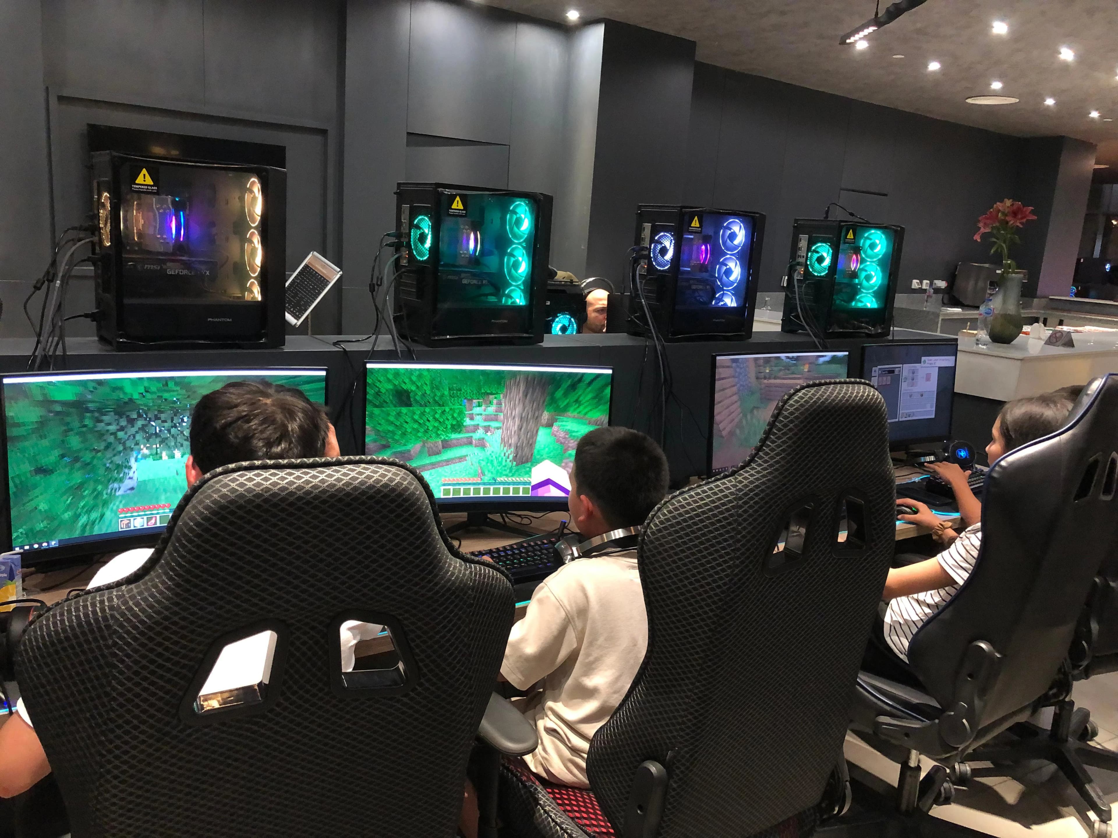 Arena floor and lighting